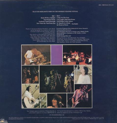 The Reading Festival Reading Festival UK vinyl LP album (LP record
